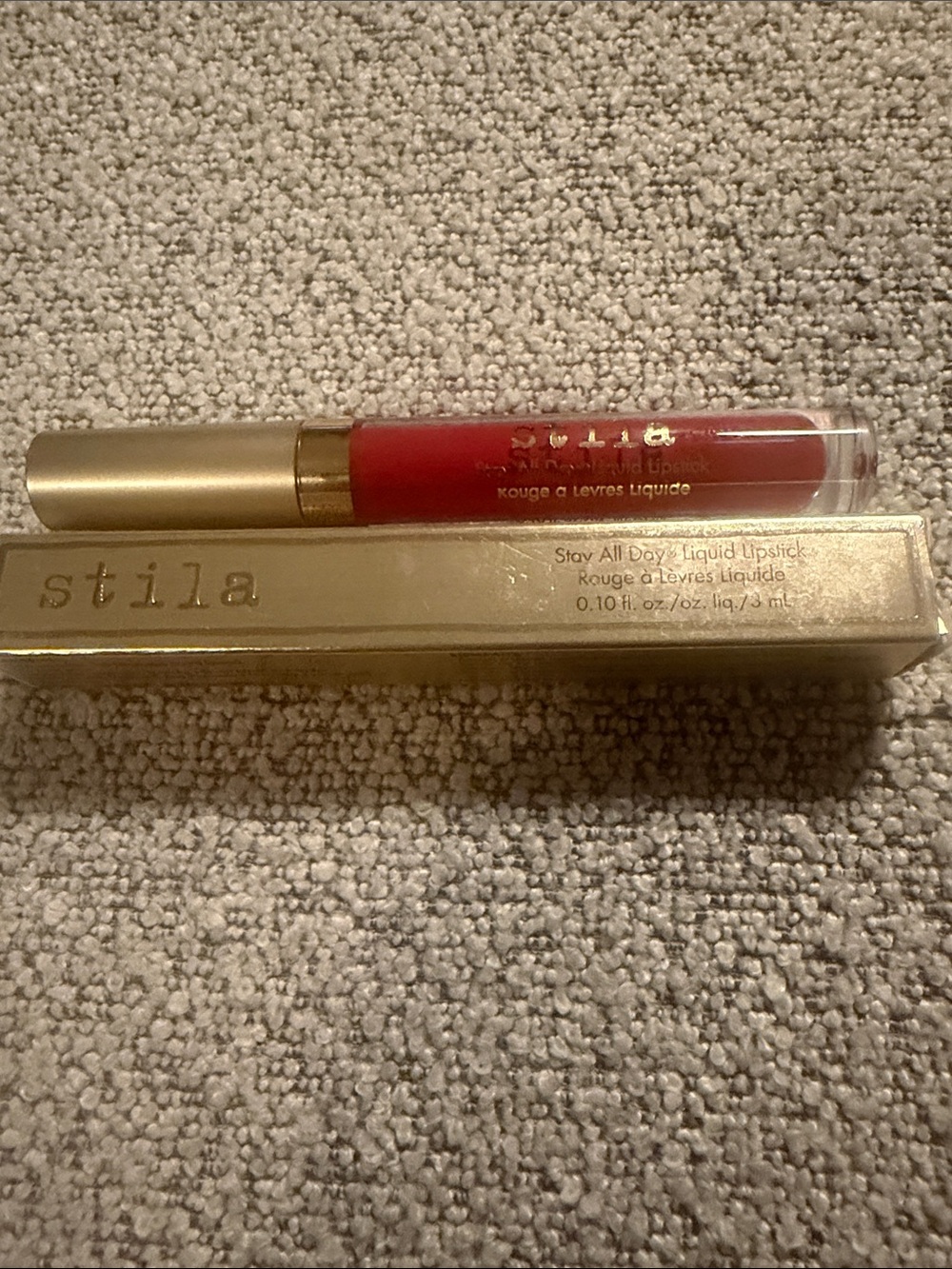Stila Liquid Lipstick in Fiery Red-New in Box